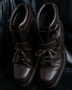 "PRADA" Belt design high cut boots