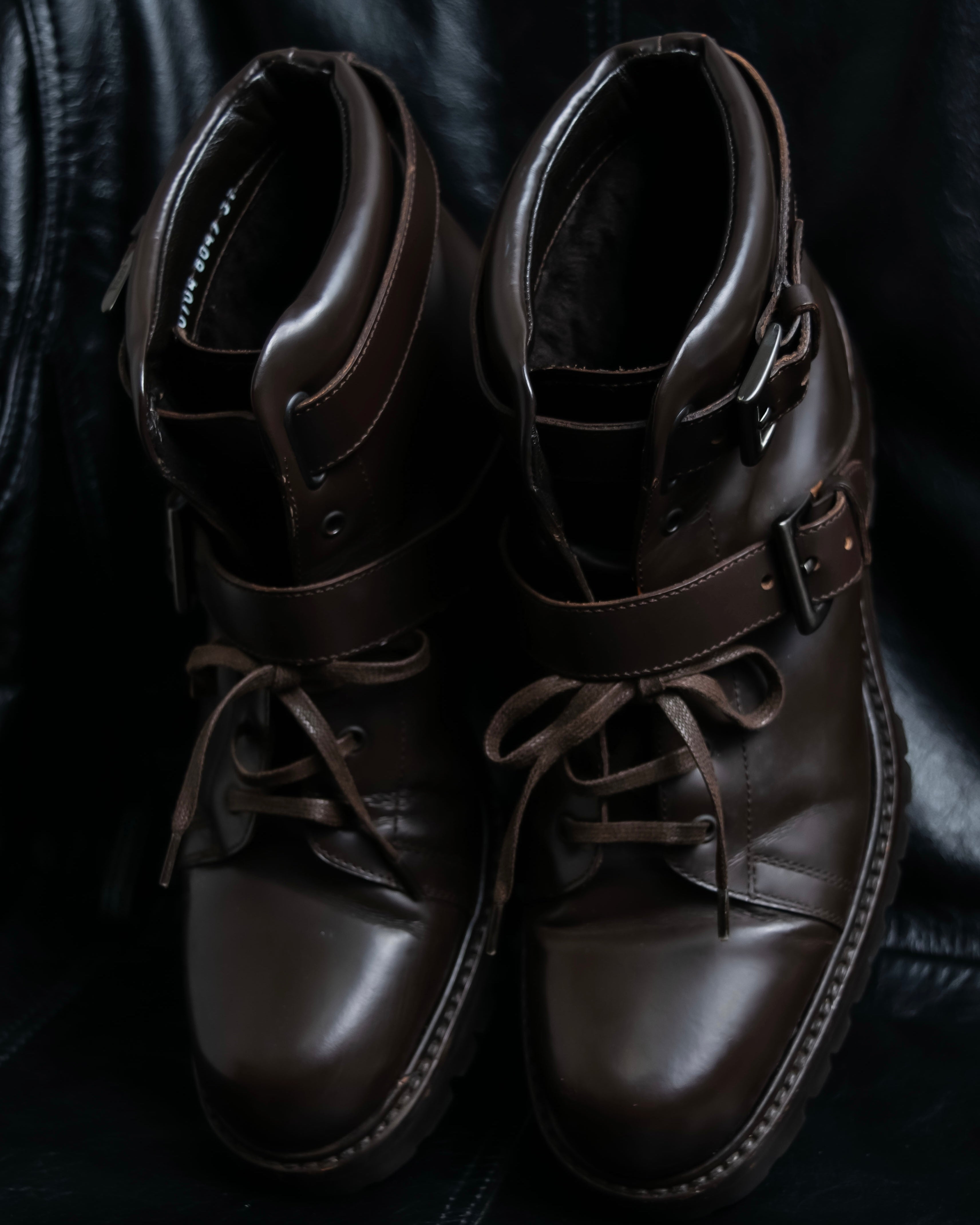 "PRADA" Belt design high cut boots