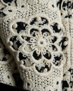 "Valentino Garavani" Houndstooth pattern lace velvet design set up