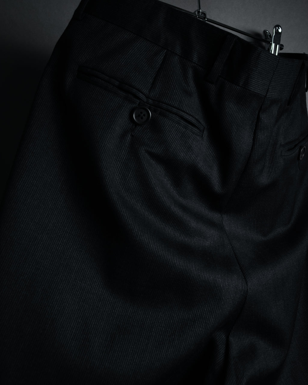 "GIORGIO ARMANI" 90’s draped double breasted suit set-up