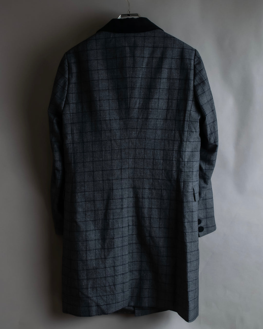 "JOHNBULL" Velvet collar design chesterfield coat