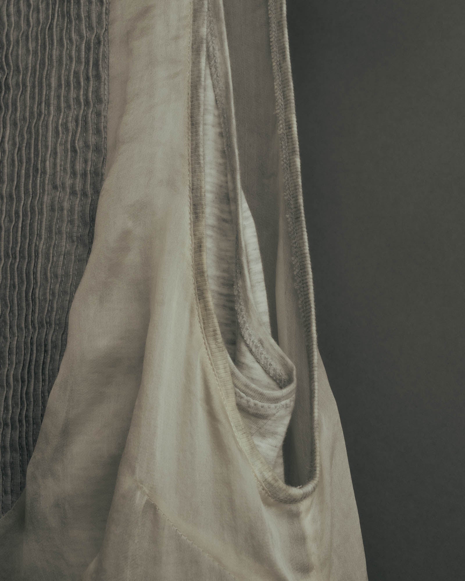 -SPECIAL- “Brunello Cucinelli” 00’s-10’s Sheer layered sleeveless tunic dress