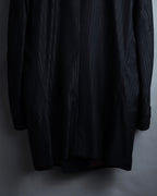 "BALENCIAGA" Chalk stripe pattern long silhouette set up