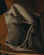 “Burberry” 00’s Braided leather handle suede shoulder bag