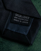 "JEAN PAUL GAULTIER" Leaf motif embroidered silk neck tie