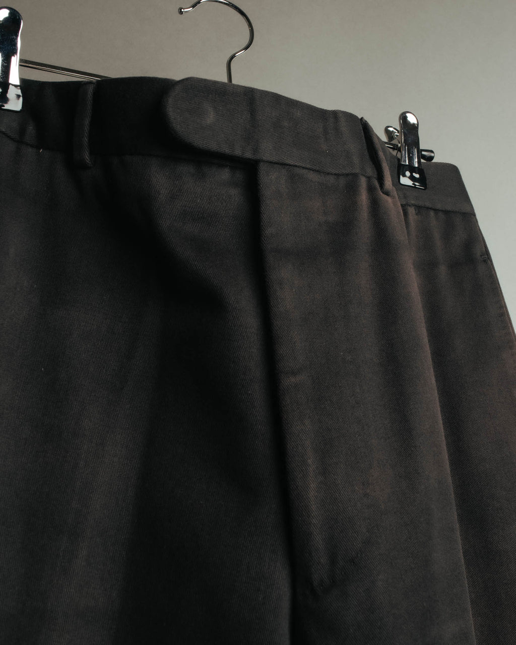 -SPECIAL- "Hermès" 90's-00's Refined cotton trousers