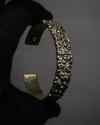 “GUCCI” 2010’s organic relief cuff bracelet