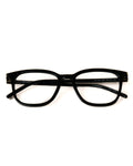 SAINT LAURENT/ Square Flame Black Rimmed Glasses