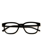 SAINT LAURENT/ Square Flame Black Rimmed Glasses