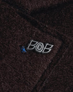 "BOB" Brushed wool single-breasted coat