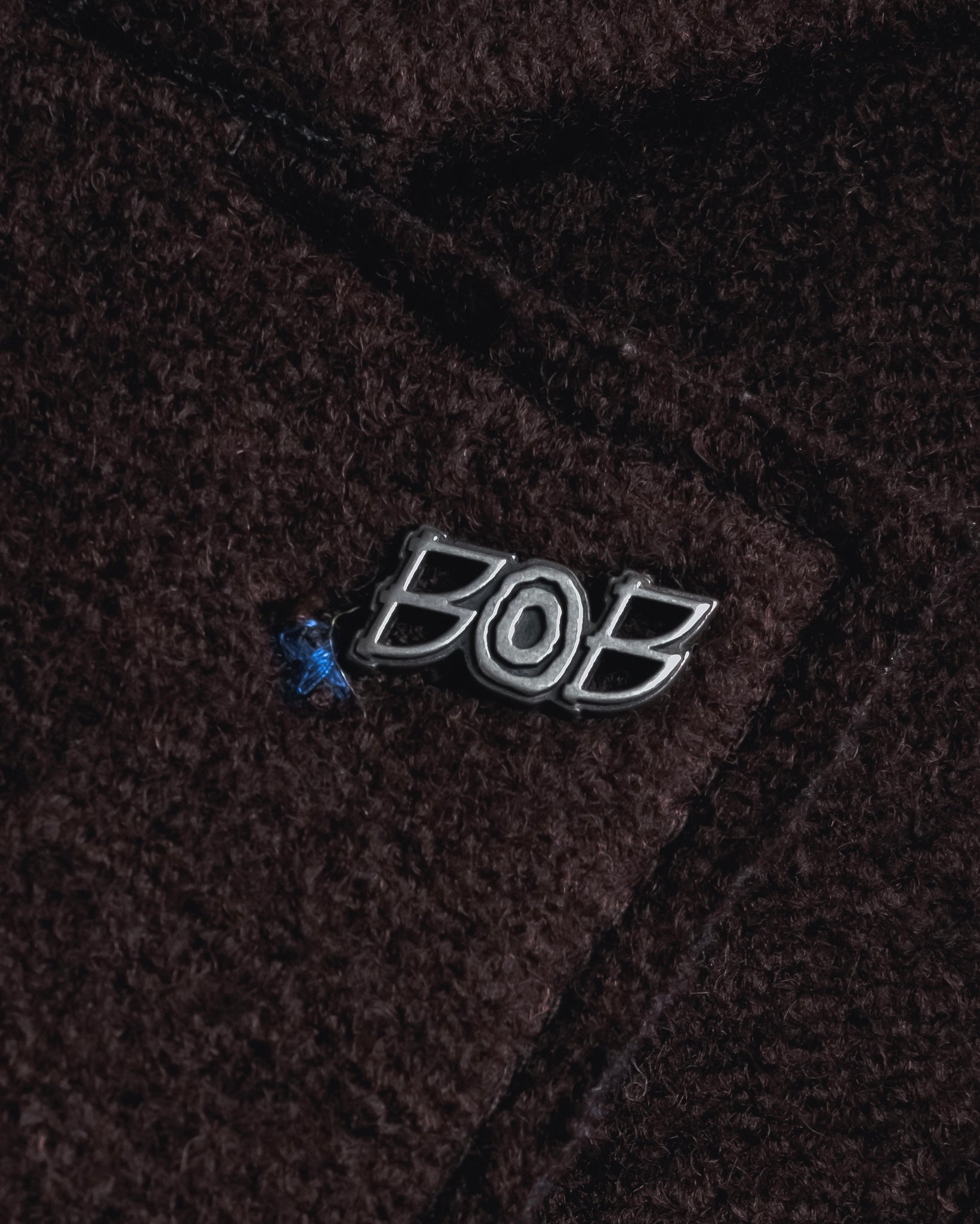 "BOB" Brushed wool single-breasted coat