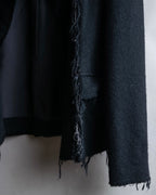 "tricot COMME des GARCONS" Fringe cut design tailored jacket