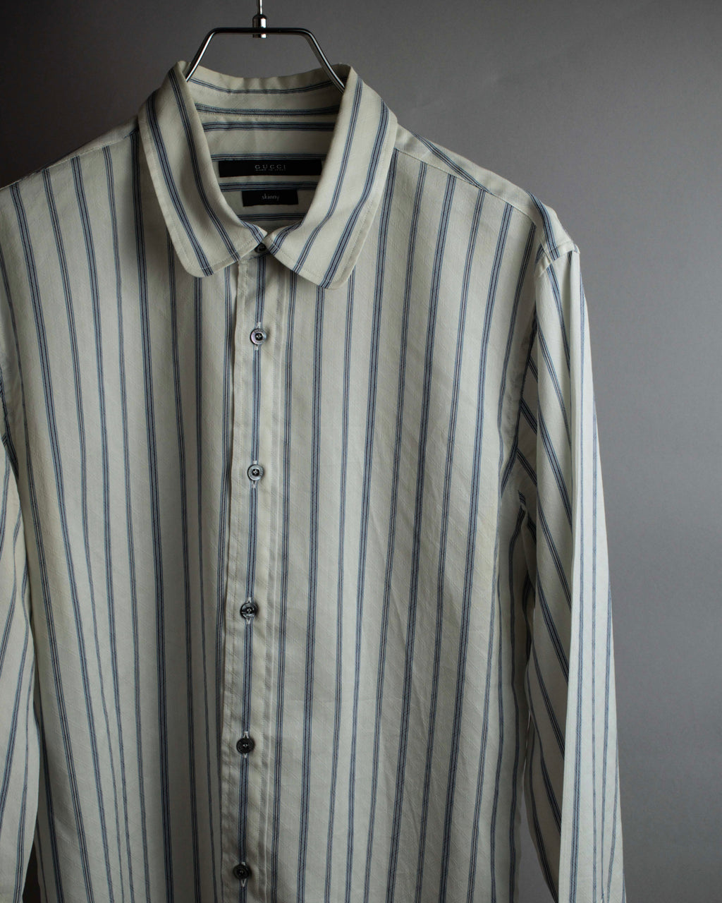 "GUCCI" Diamond jacquard striped shirt