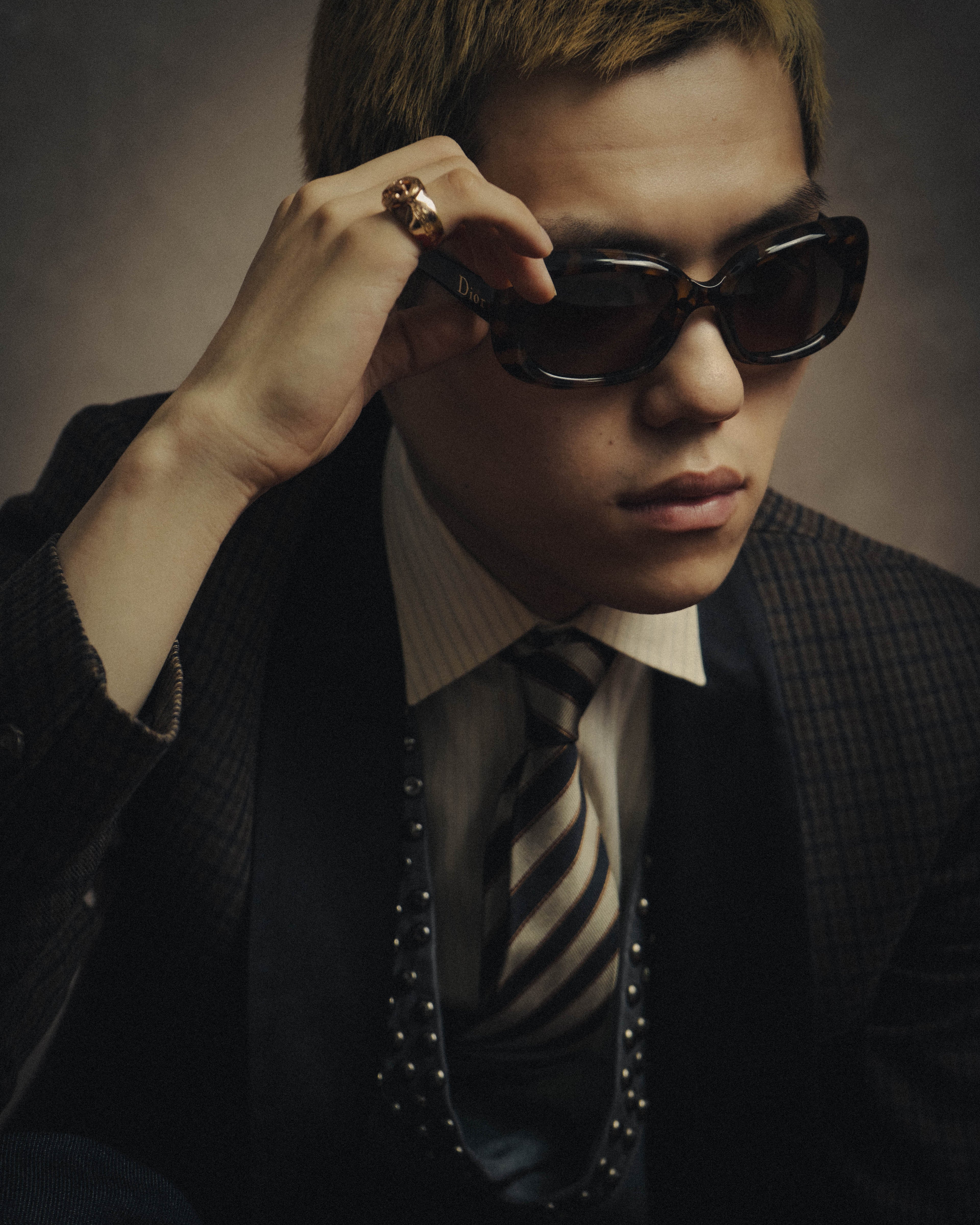 -SPECIAL- "Christian Dior" 90's Tortoiseshell oversized square sunglasses