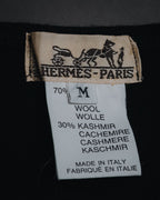 "HERMES" 00’s Minimal wool cashmere crewneck knit
