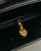 “Salvatore Ferragamo“ 1998-2003 Gancini patent leather handbag
