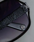 "LOEWE" Anagram logo engraved oval sunglasses
