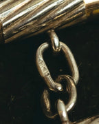 “Tiffany & Co.” 80’s-90’s Twisted bi-color chain cufflinks