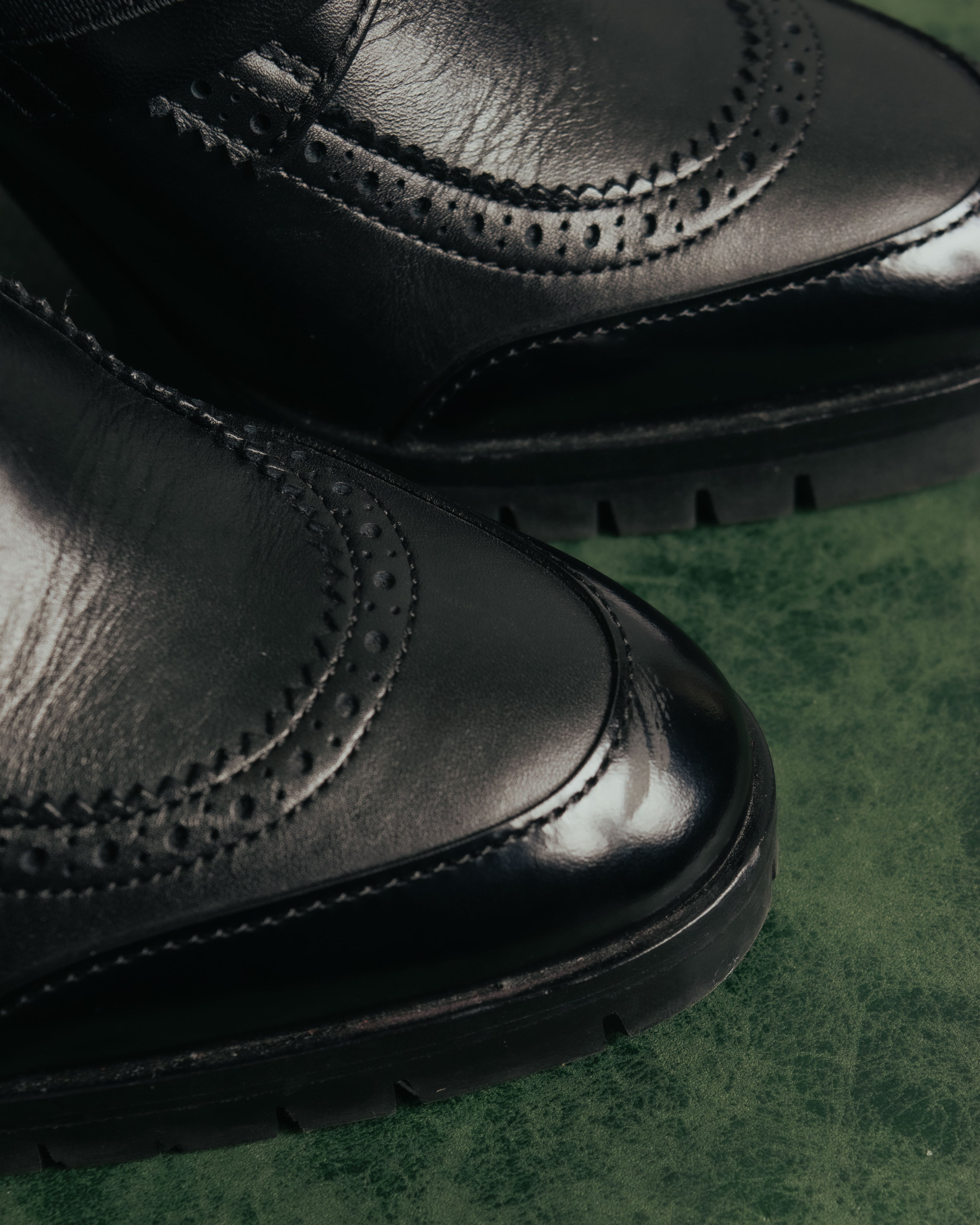 “HERMÈS” 2017-2022 Aw hybrid brogue sock ankle boots