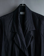 “ISSEY MIYAKE” wrinkle processing oversize tailored jacket