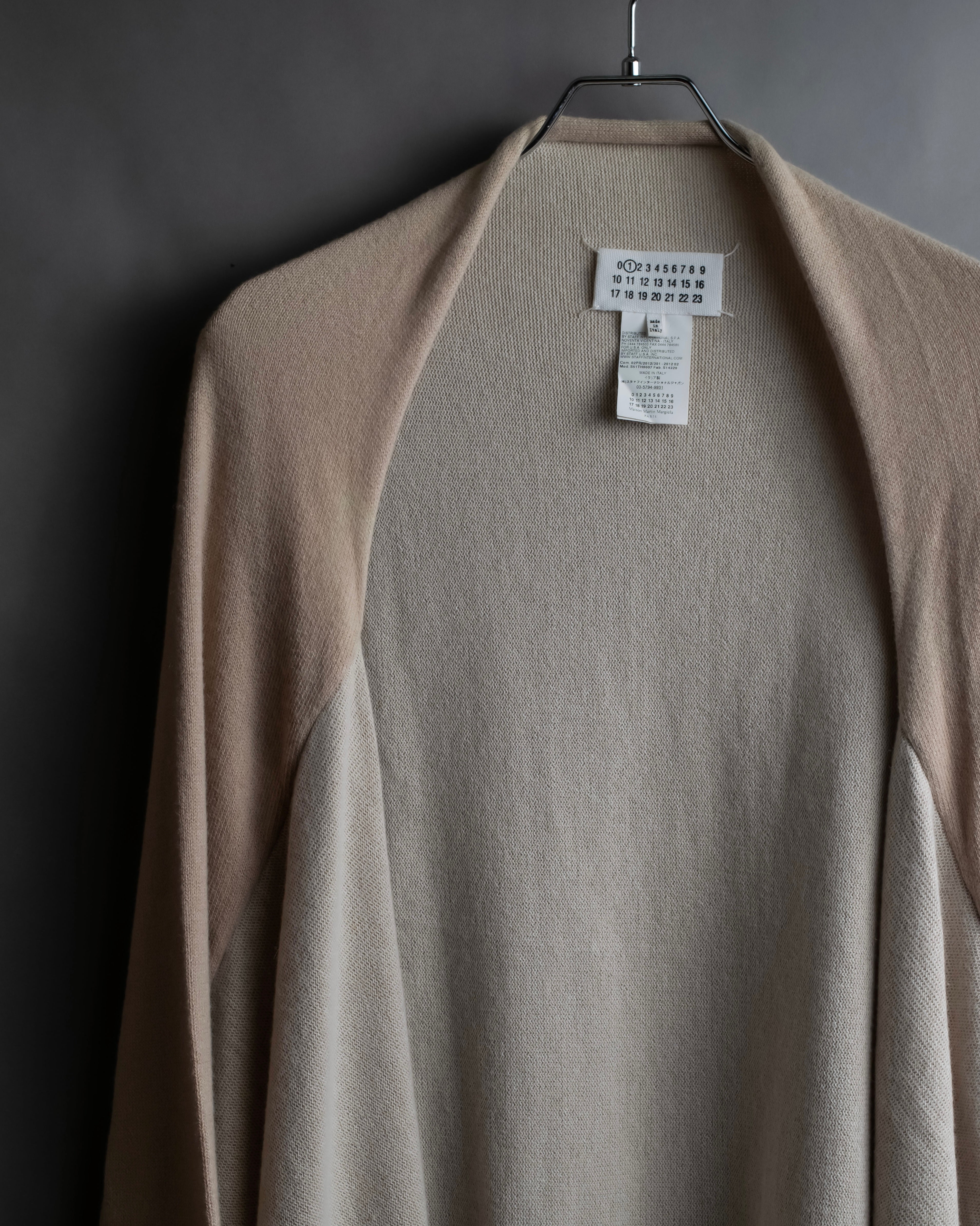 "Maison Martin Margiela" 2012 AW Garment design cardigan