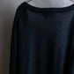 "Vintage deep V-neck long cardigan"