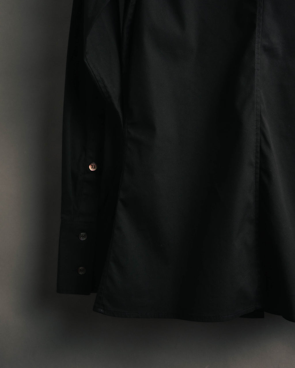 "GUCCI" 00's Black uniform long sleeve shirt