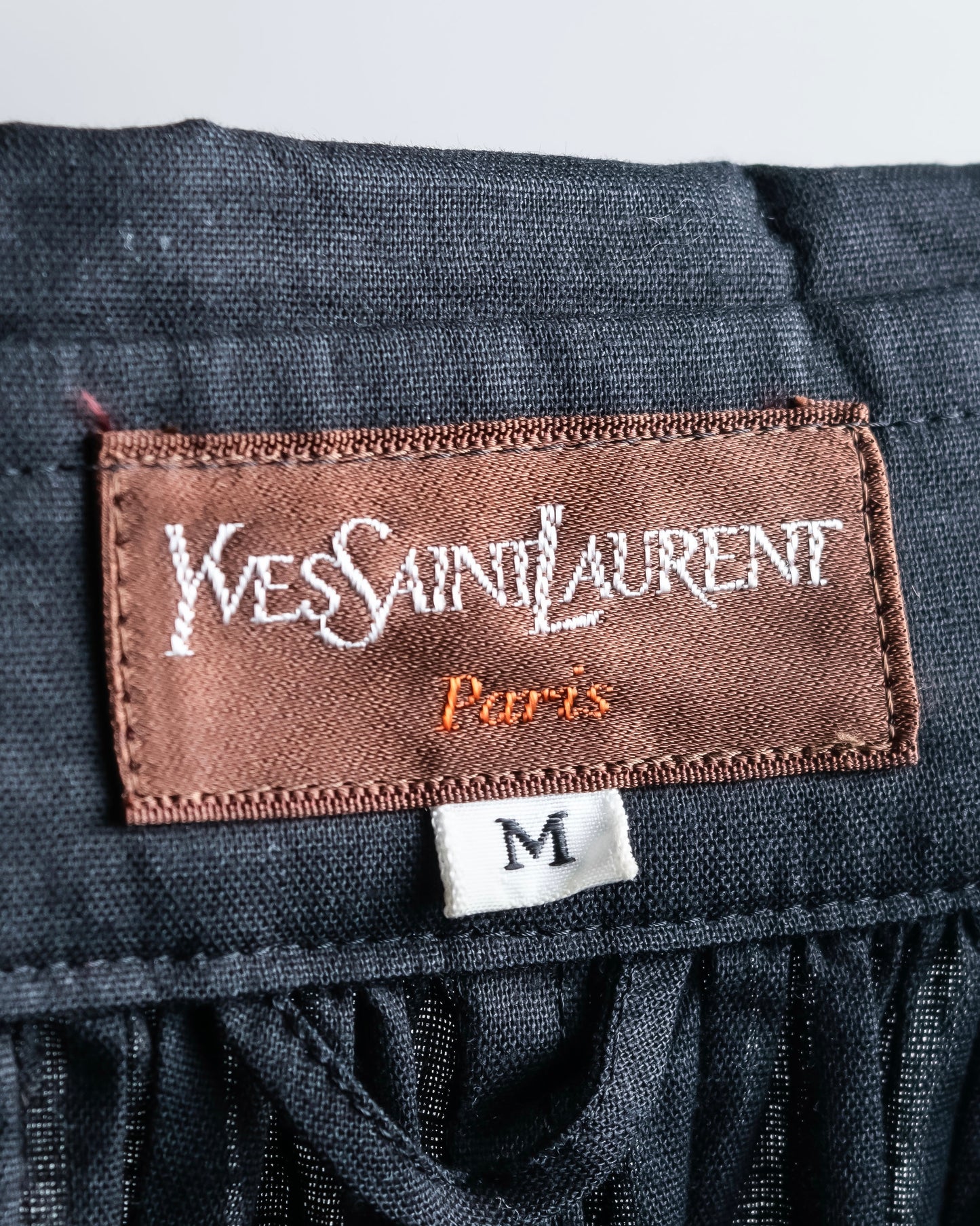 "YVES SAINT LAURENT" Black mode style shirt coat