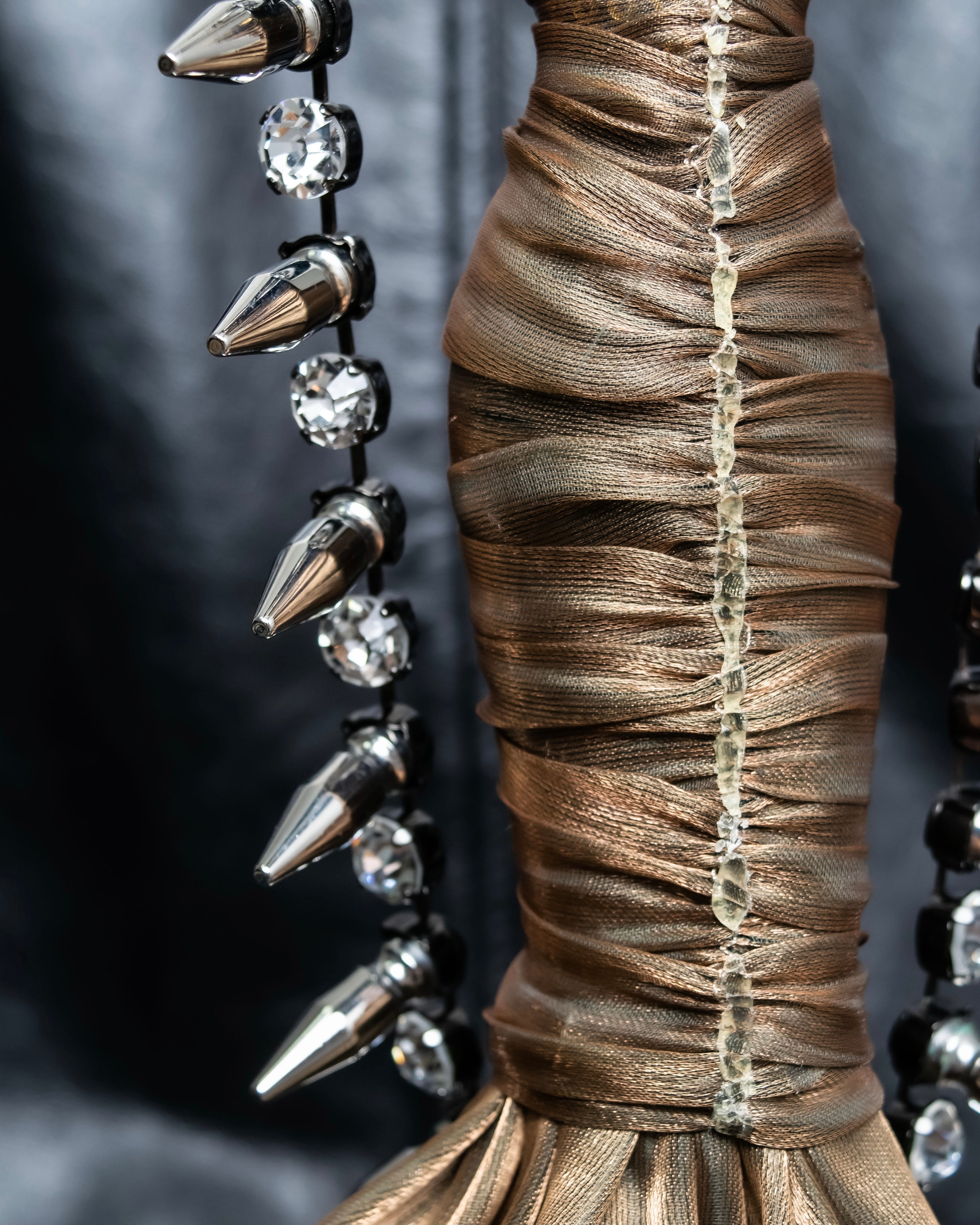 "N21 NUMERO VENTUNO" Studded diamond combination necklace