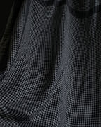 "Vintage houndstooth combination pattern large stole"