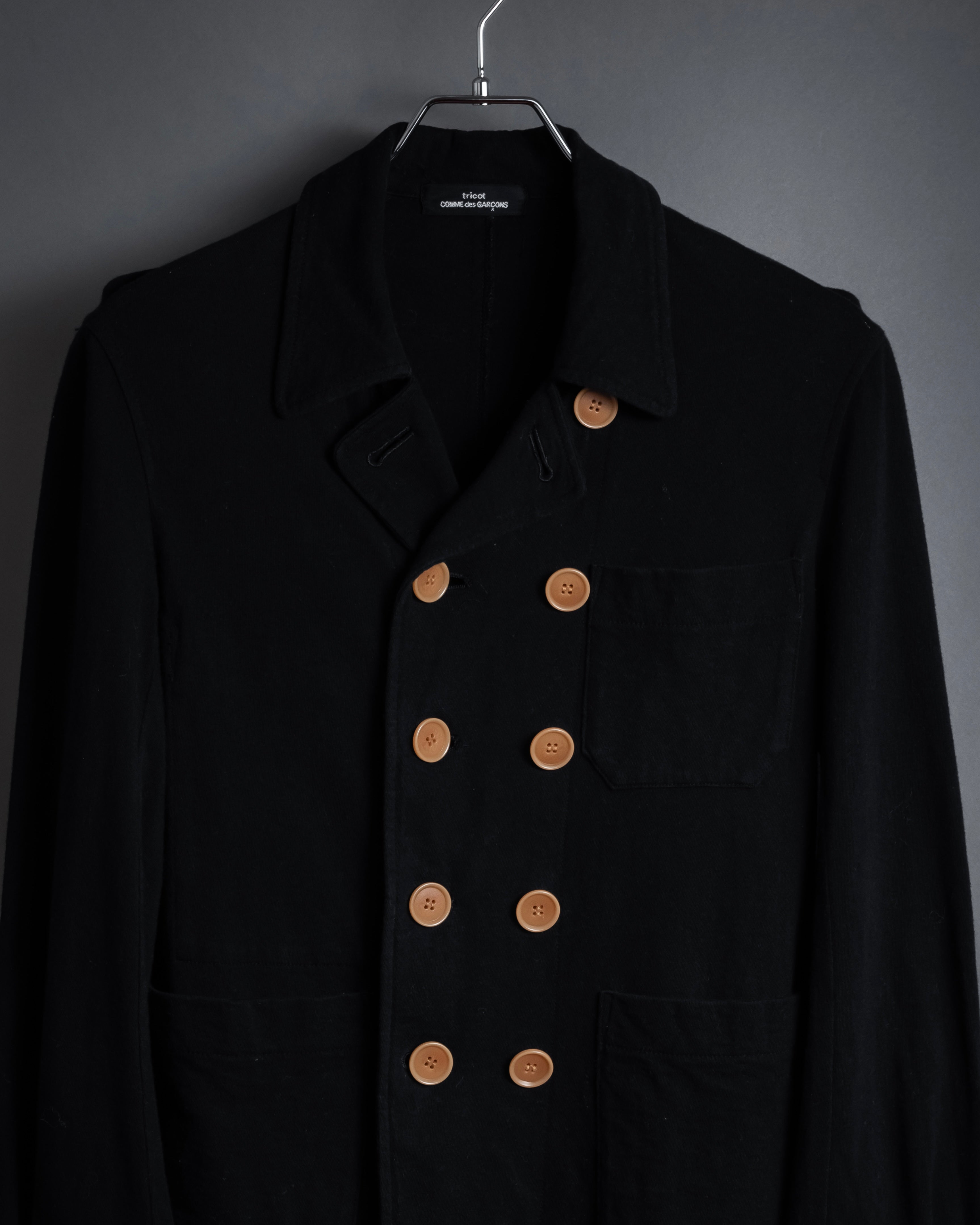 "tricot COMME des GARCONS" 07AW Military detail double-breasted compact jacket