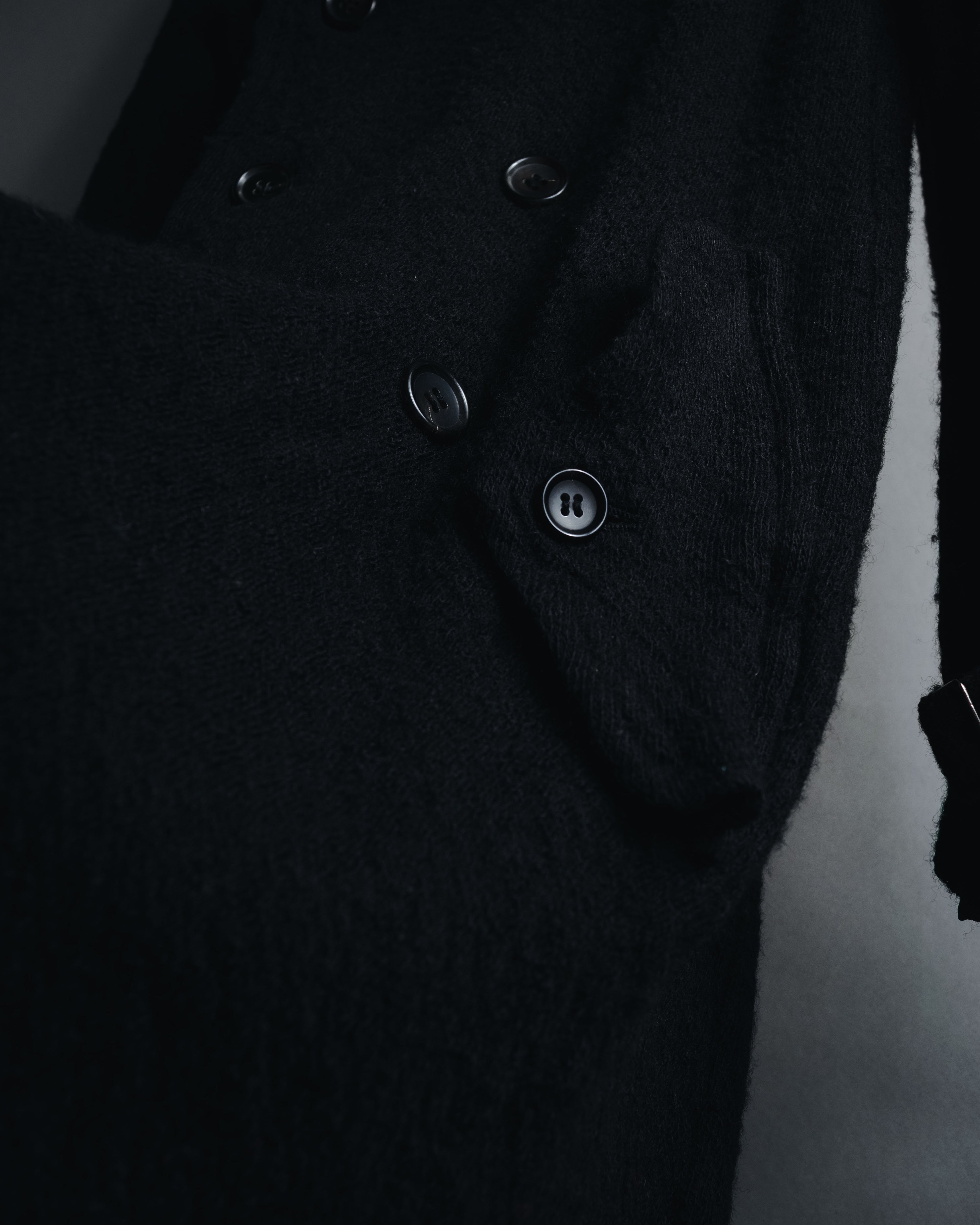 "tricot COMME des GARÇONS" 2007AW shrunk wool trench coat