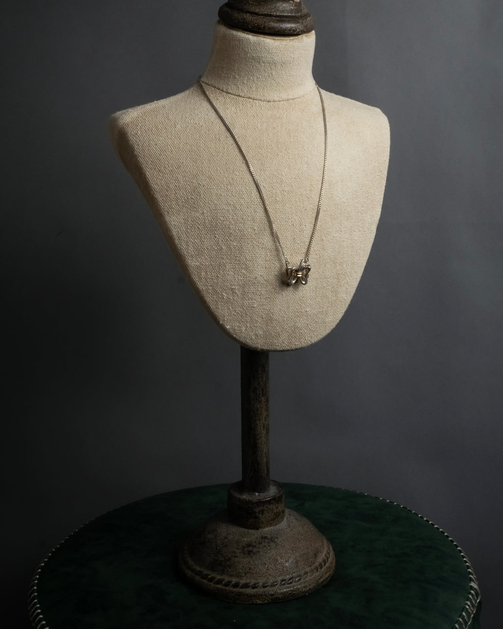 "Tiffany & Co." Silver 925 ribbon motif necklace