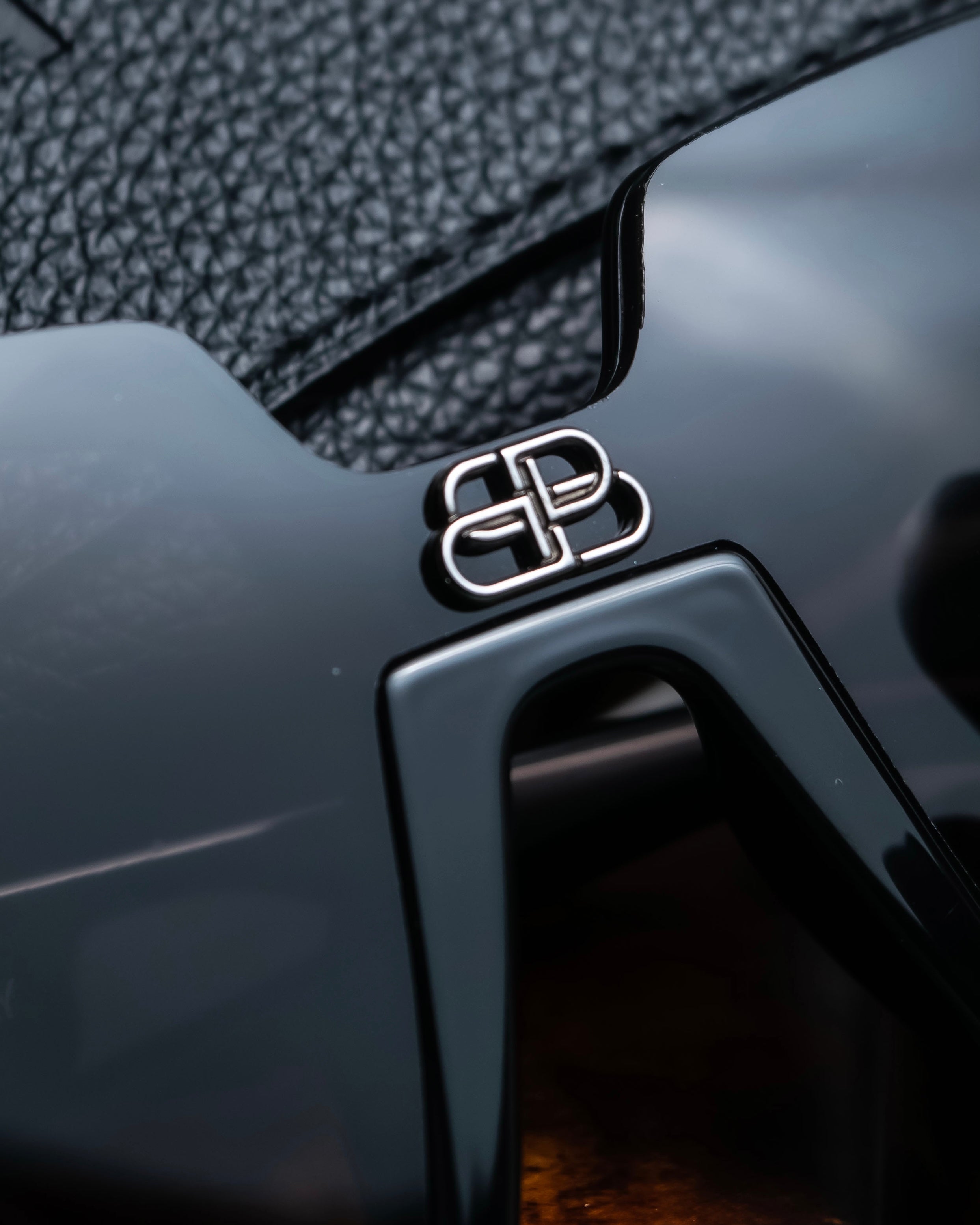 "BALENCIAGA" BB logo square frame sunglasses