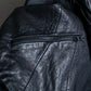 "Acne" Beautiful shape genuine leather double riders jacket