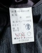 "COMME des GARCONS HOMME" 03SS fine all-over pattern cotton tailored jacket