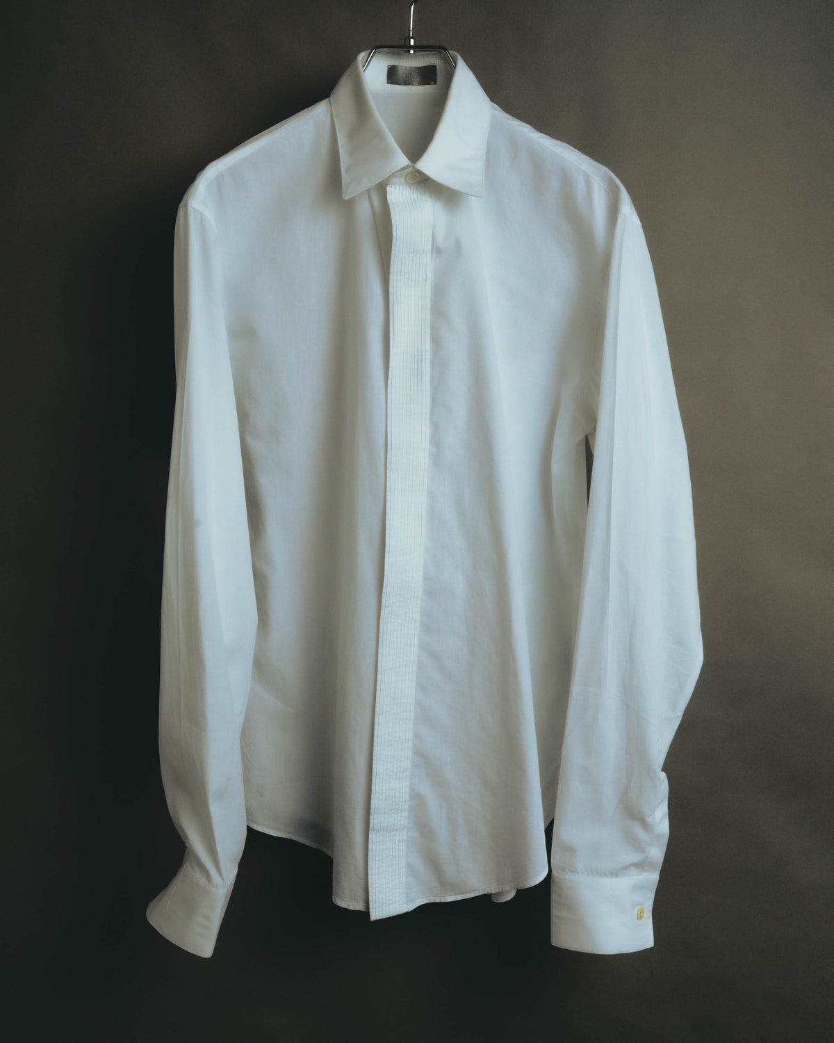 "Dior" 00's Pleated-front dress shirt