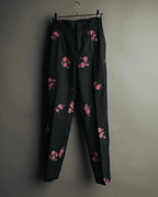 “RED VALENTINO” 2020 Floral jacquard tapered trousers
