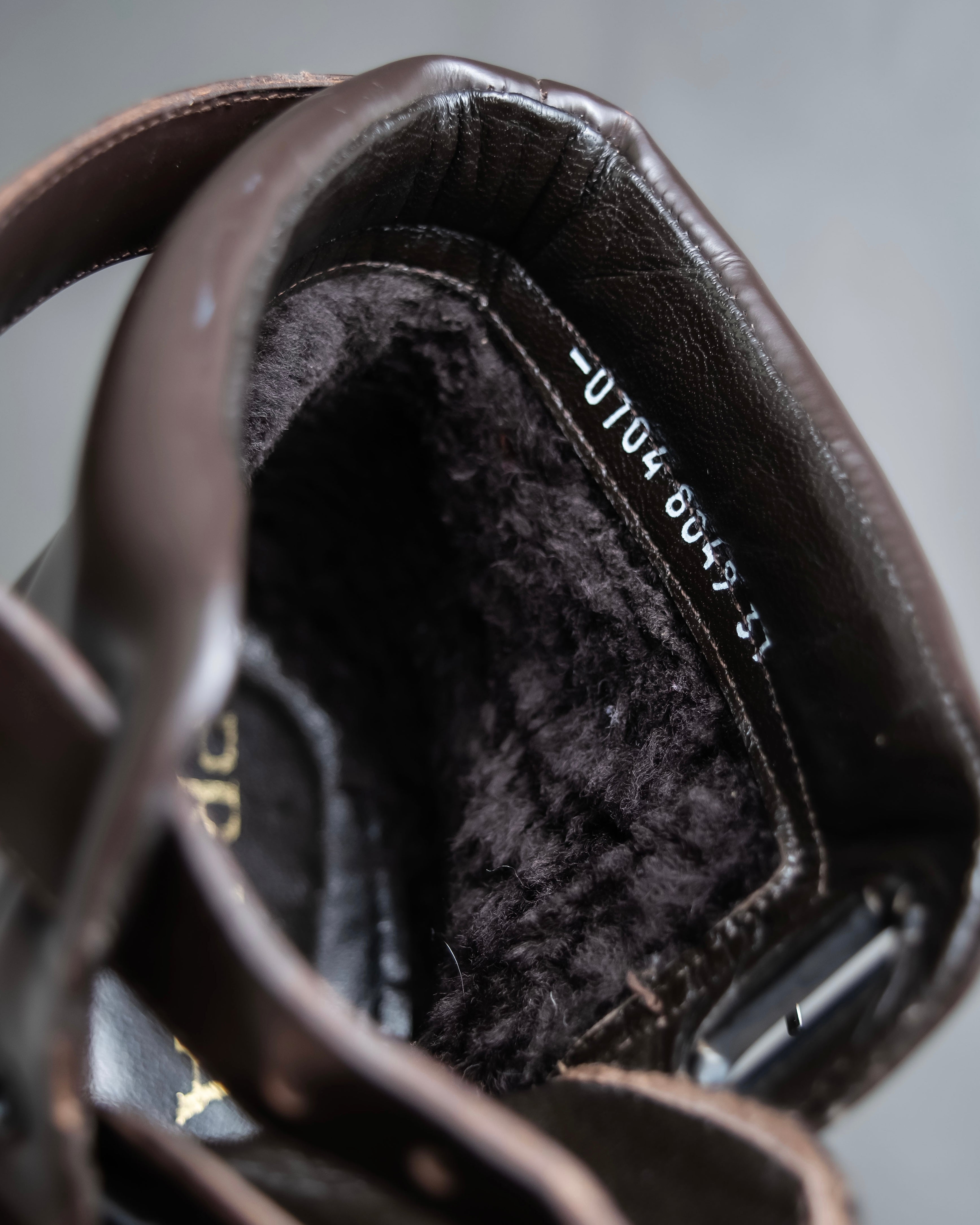 "PRADA" Belt design high cut boots