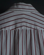 "Christian Dior" 80’s classic striped cotton dress shirt