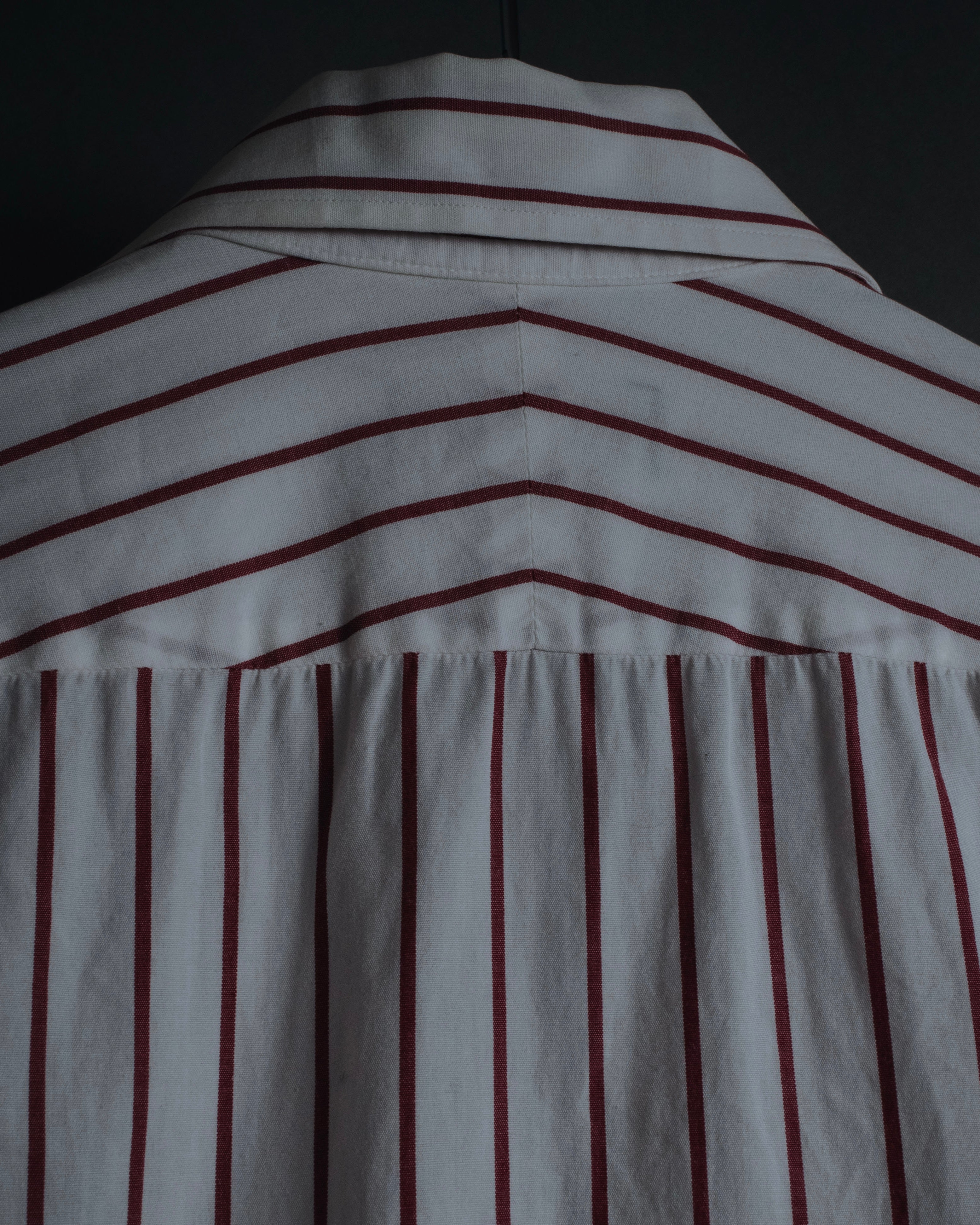 "Christian Dior" 80’s classic striped cotton dress shirt