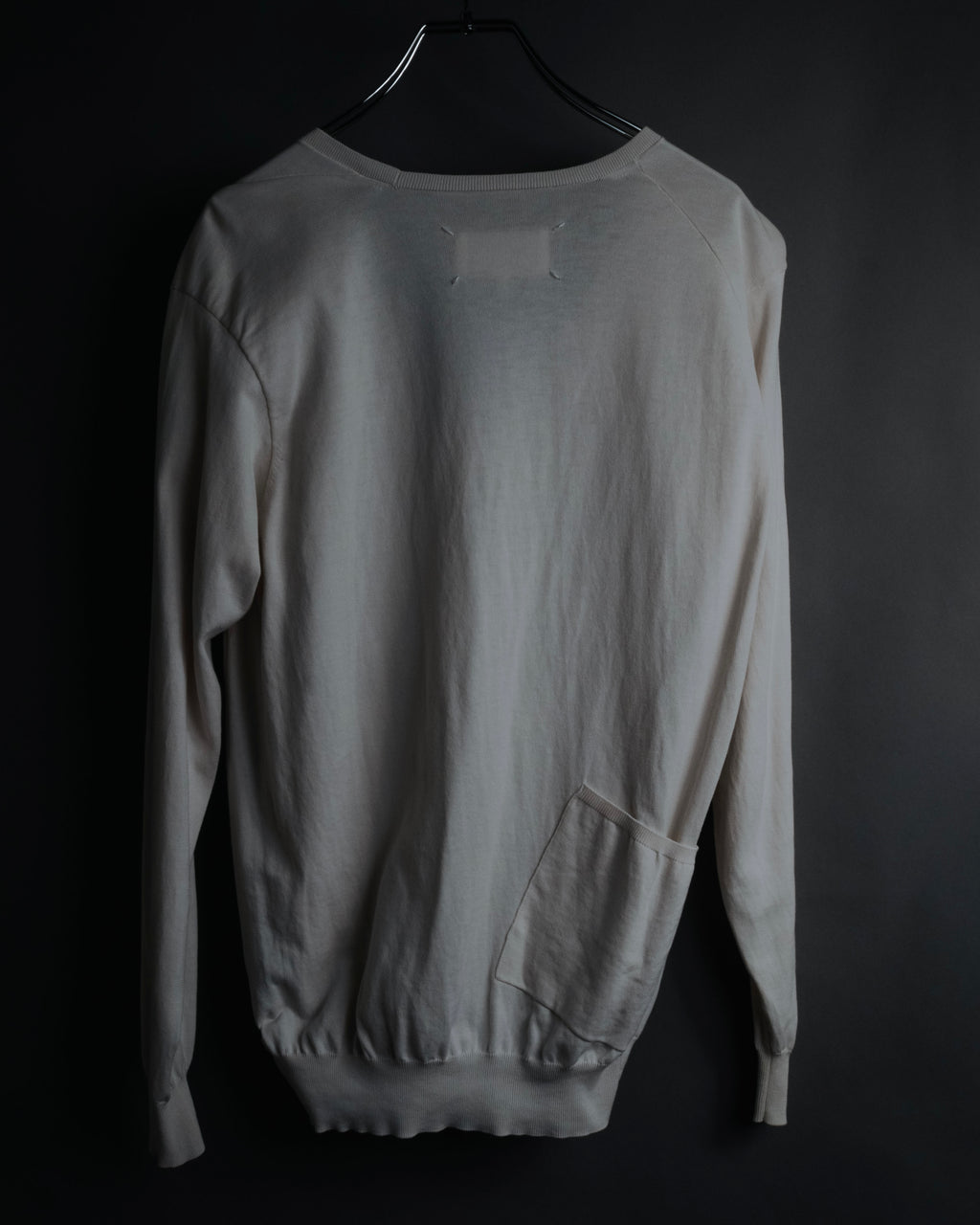 "Maison Martin Margiela" 2014 asymmetrical cotton knit cardigan