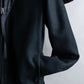 "MM6 MAISON MARGIELA" Wool blend zip up cape collar jacket