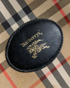 "BURBERRYS" Nova check canvas boston bag