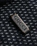 "GUCCI" 90's Tom Ford period bird eye weave set up