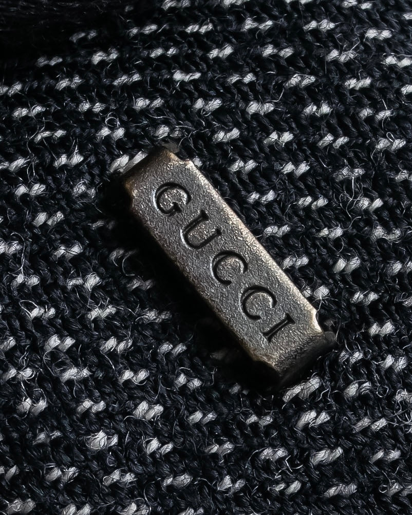 "GUCCI" 90's Tom Ford period bird eye weave set up