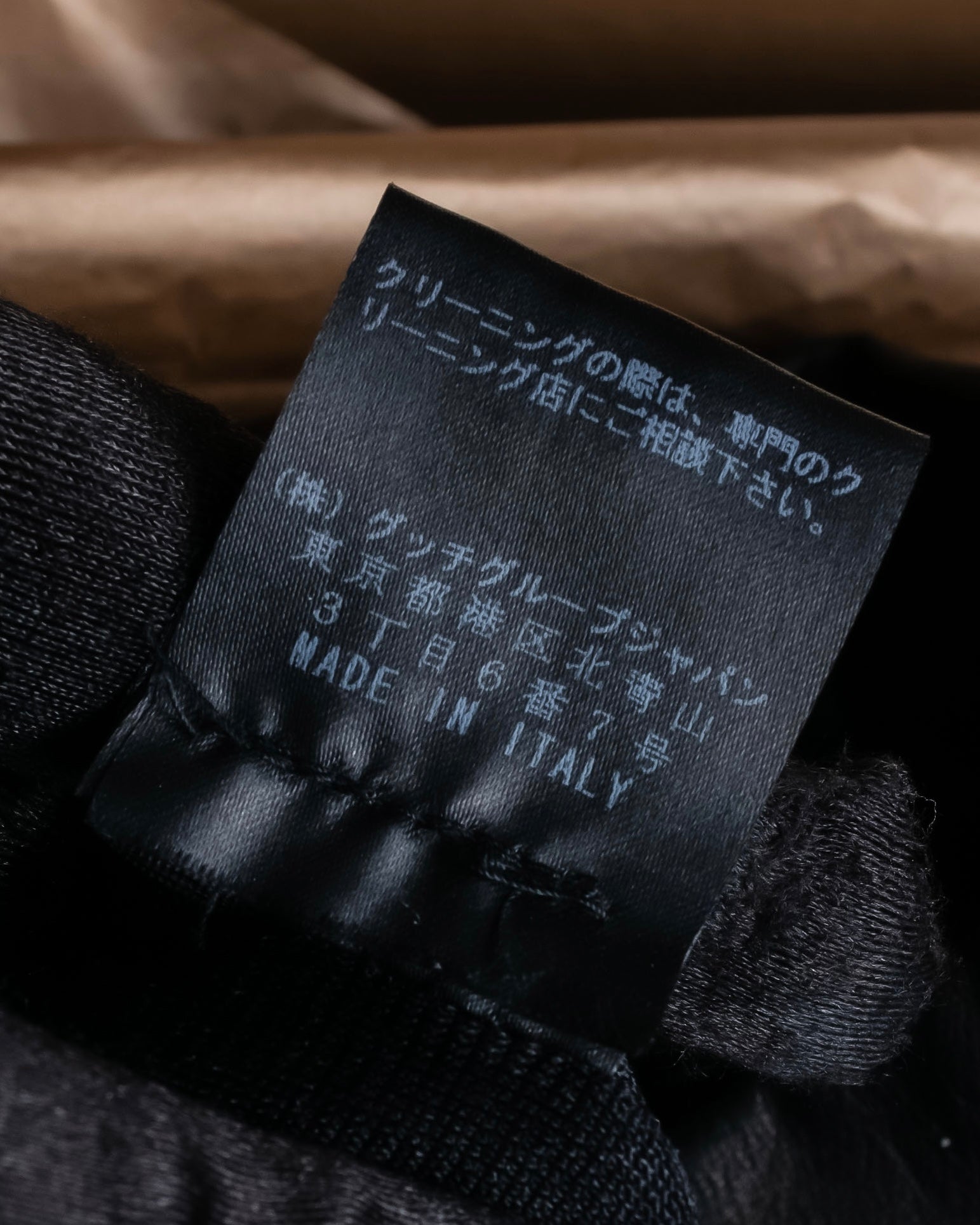 "GUCCI" Gold metal button design long leather gloves