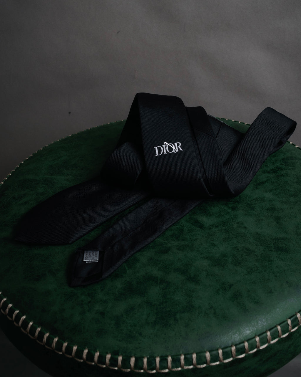 “DIOR” 2019- Logo embroidered narrow tie