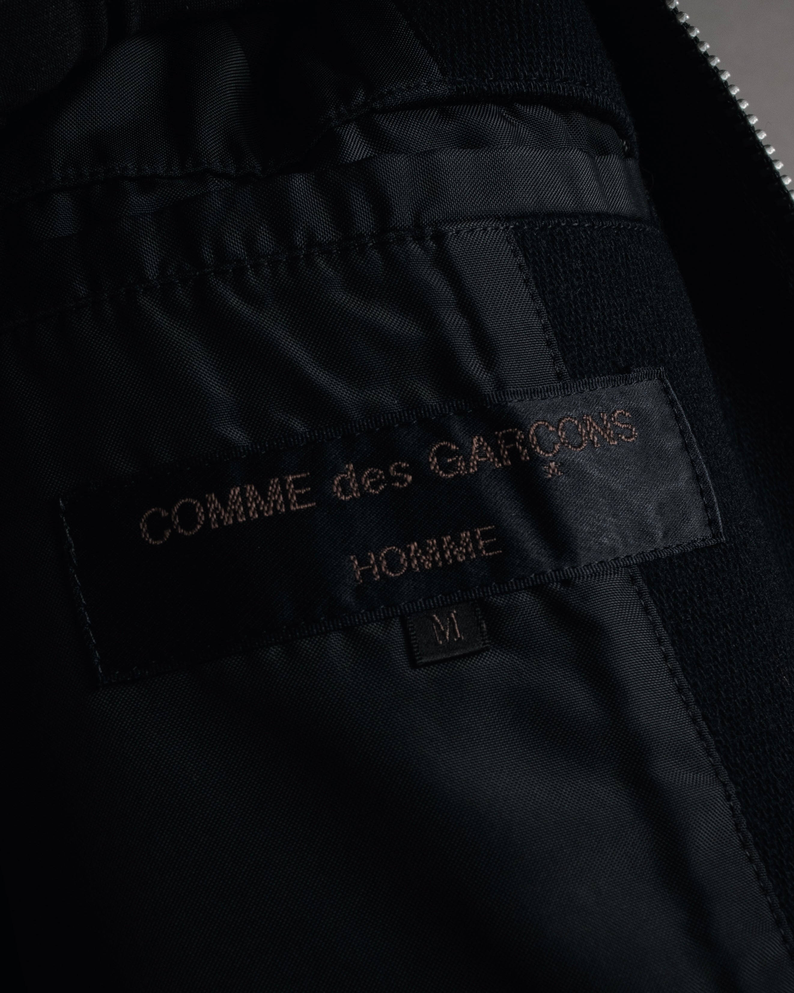 "COMME des GARÇONS HOMME"
96AW Thick wool zip-up coat
