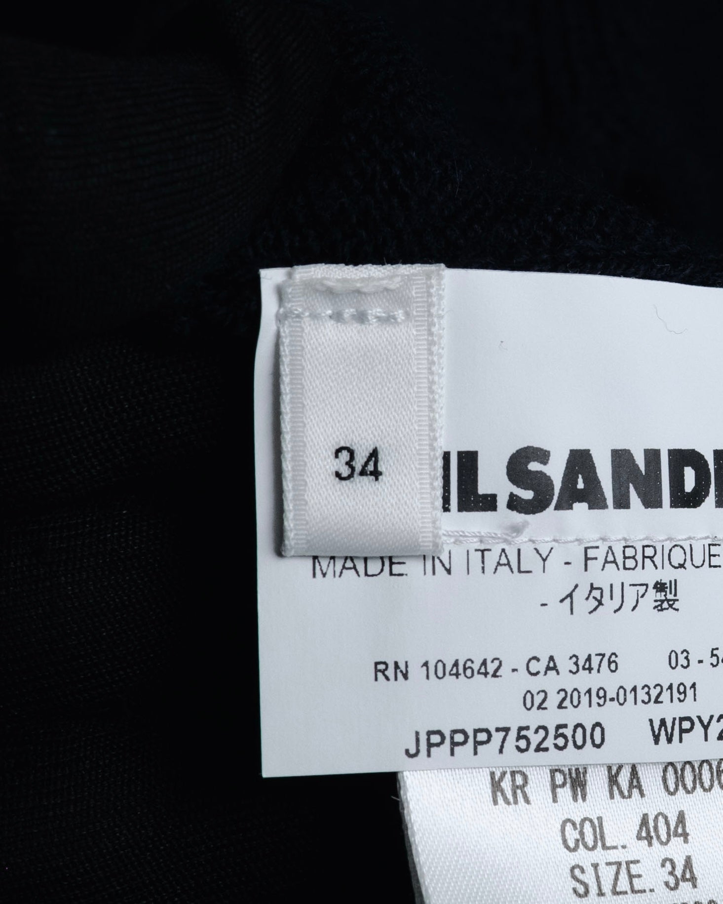 "JIL SANDER" 2019 Refined new minimal wool crewneck knit